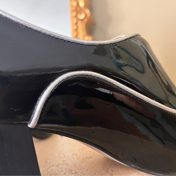 Johnston & Murphy patent leather block heels - Picture 4 of 7